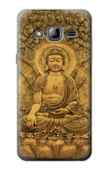 S2452 Buddha Bas Relief Art Graphic Printed Case For Samsung Galaxy J3 (2016)