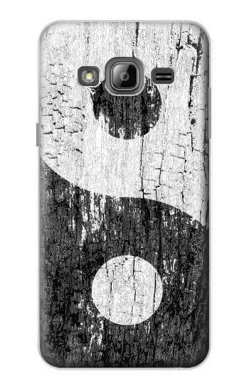 S2489 Yin Yang Wood Graphic Printed Case For Samsung Galaxy J3 (2016)