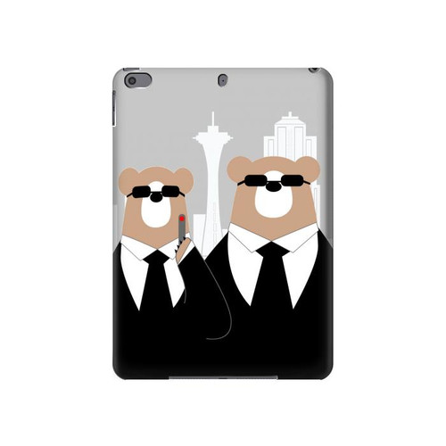 S3557 Bear in Black Suit Hard Case For iPad Pro 10.5, iPad Air (2019, 3rd)
