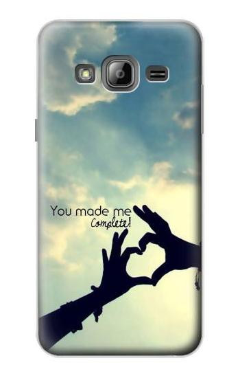 S2640 You Made Me Complete Love Case For Samsung Galaxy J3 (2016)