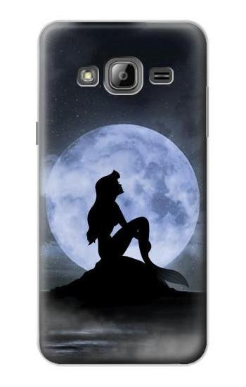 S2668 Mermaid Silhouette Moon Night Case For Samsung Galaxy J3 (2016)