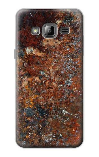 S2714 Rust Steel Texture Graphic Printed Case For Samsung Galaxy J3 (2016)