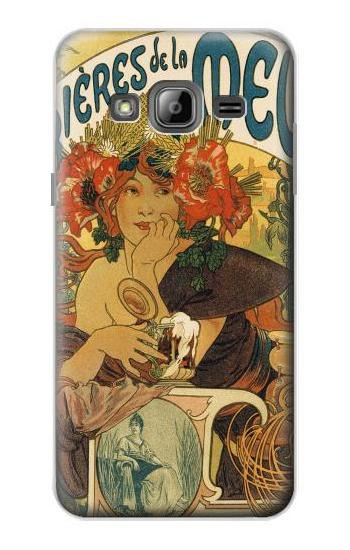S2740 Alphonse Mucha Bieres De La Muse Case For Samsung Galaxy J3 (2016)