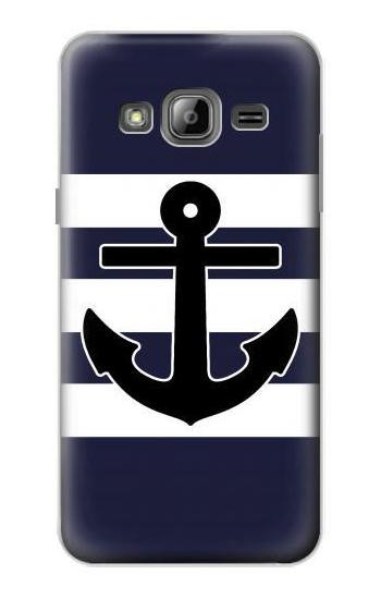 S2758 Anchor Navy Case For Samsung Galaxy J3 (2016)