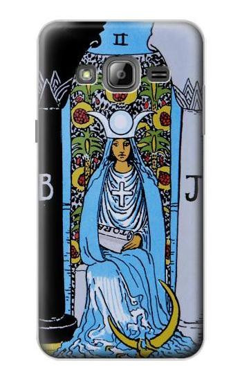 S2764 High Priestess Tarot Card Case For Samsung Galaxy J3 (2016)