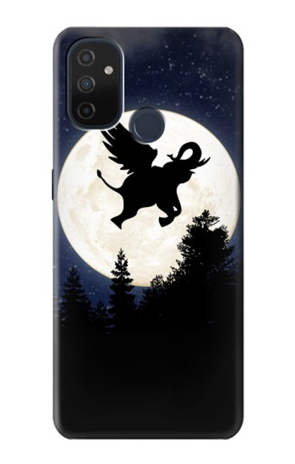 S3323 Flying Elephant Full Moon Night Case For OnePlus Nord N100
