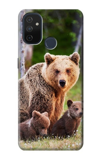 S3558 Bear Family Case For OnePlus Nord N100