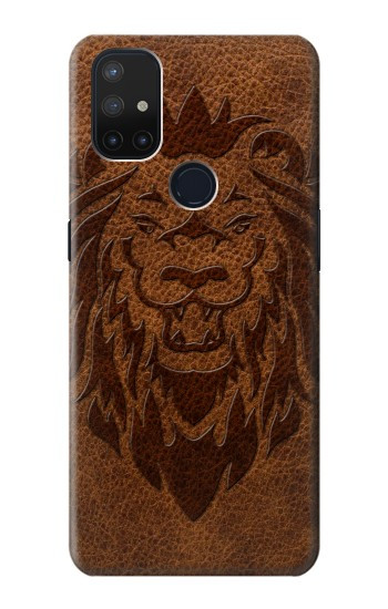 S2529 Leo Zodiac Tattoo Brown Graphic Print Case For OnePlus Nord N10 5G