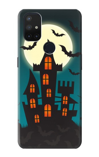 S3268 Halloween Festival Castle Case For OnePlus Nord N10 5G
