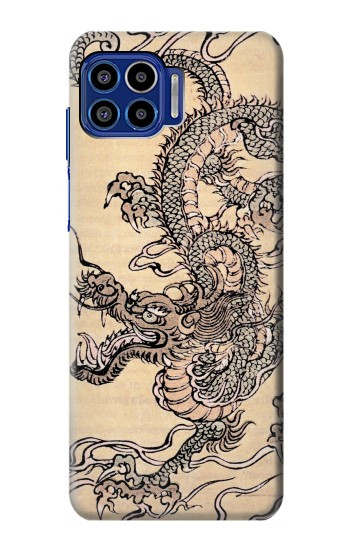 S0318 Antique Dragon Case For Motorola One 5G