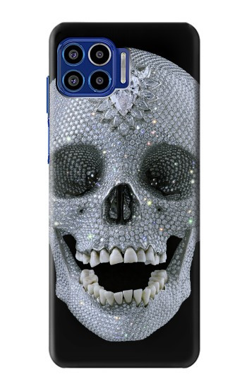 S1286 Diamond Skull Case For Motorola One 5G