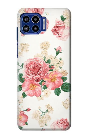 S1859 Rose Pattern Case For Motorola One 5G