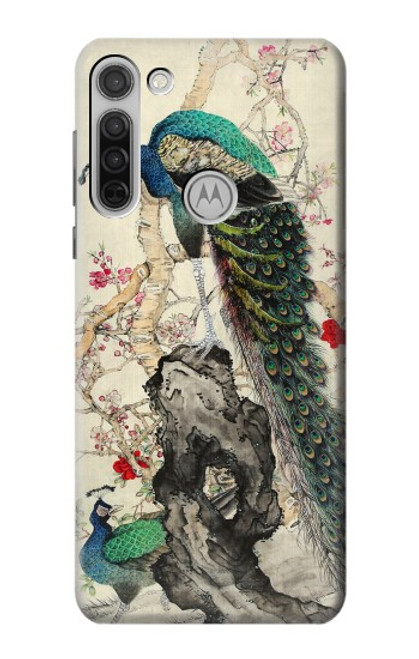 S2086 Peacock Painting Case For Motorola Moto G8