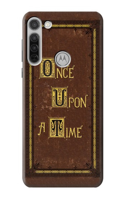 S2824 Once Upon a Time Book Cover Case For Motorola Moto G8