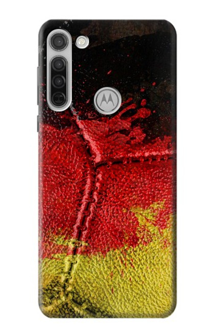 S3303 Germany Flag Vintage Football Graphic Case For Motorola Moto G8