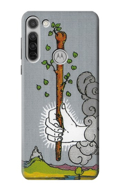 S3723 Tarot Card Age of Wands Case For Motorola Moto G8