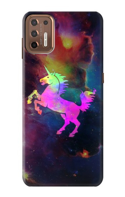 S2486 Rainbow Unicorn Nebula Space Case For Motorola Moto G9 Plus