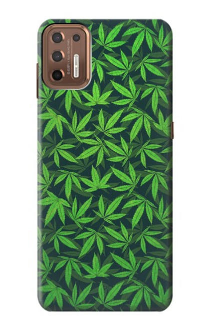 S2666 Marijuana Pattern Case For Motorola Moto G9 Plus