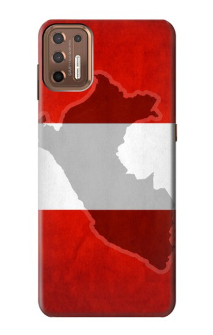 S3018 Peru Flag Case For Motorola Moto G9 Plus