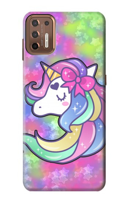 S3264 Pastel Unicorn Case For Motorola Moto G9 Plus