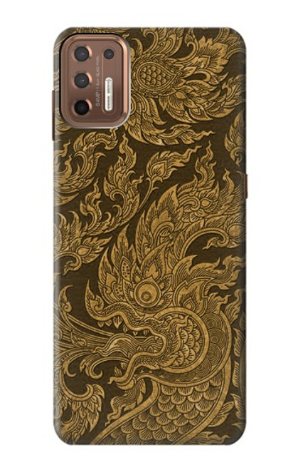 S3382 Thai Art Naga Case For Motorola Moto G9 Plus