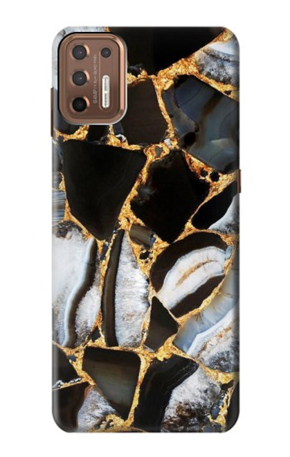 S3419 Gold Marble Graphic Print Case For Motorola Moto G9 Plus