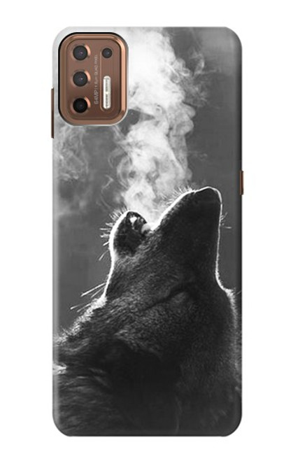 S3505 Wolf Howling Case For Motorola Moto G9 Plus