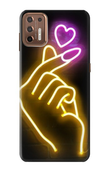 S3512 Cute Mini Heart Neon Graphic Case For Motorola Moto G9 Plus