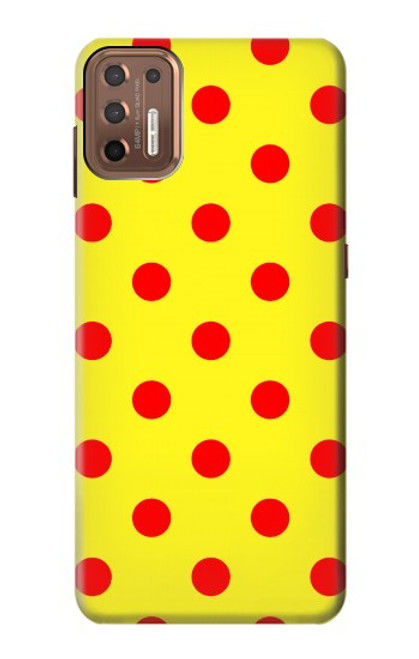 S3526 Red Spot Polka Dot Case For Motorola Moto G9 Plus