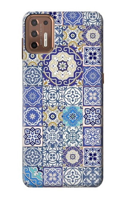 S3537 Moroccan Mosaic Pattern Case For Motorola Moto G9 Plus