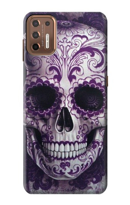 S3582 Purple Sugar Skull Case For Motorola Moto G9 Plus