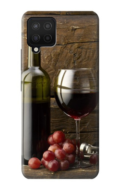 S1316 Grapes Bottle and Glass of Red Wine Case For Samsung Galaxy A42 5G