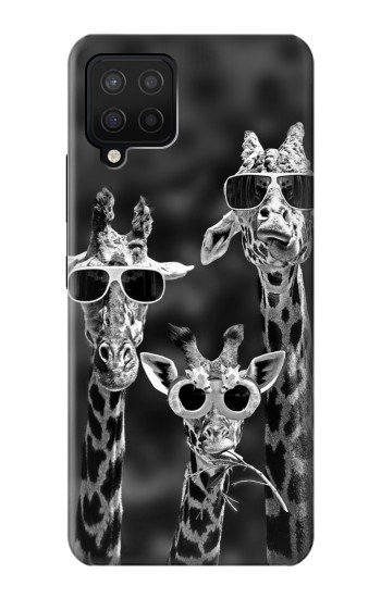 S2327 Giraffes With Sunglasses Case For Samsung Galaxy A42 5G