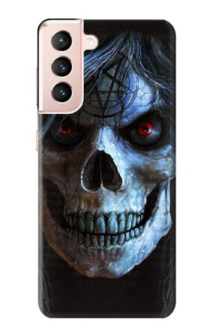 S2585 Evil Death Skull Pentagram Case For Samsung Galaxy S21 5G