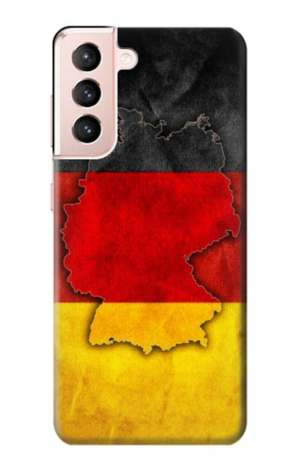 S2935 Germany Flag Map Case For Samsung Galaxy S21 5G