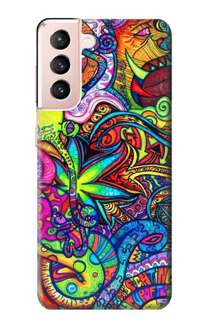 S3255 Colorful Art Pattern Case For Samsung Galaxy S21 5G