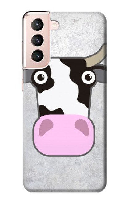 S3257 Cow Cartoon Case For Samsung Galaxy S21 5G