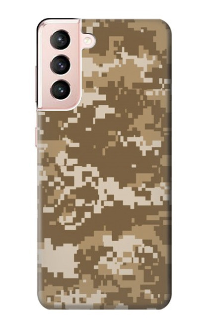 S3294 Army Desert Tan Coyote Camo Camouflage Case For Samsung Galaxy S21 5G