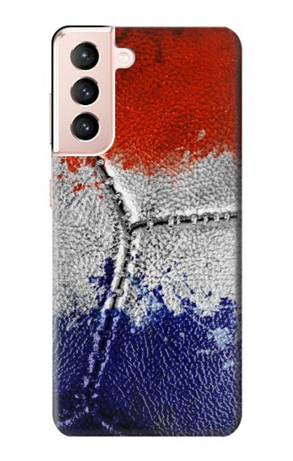 S3304 France Flag Vintage Football Graphic Case For Samsung Galaxy S21 5G