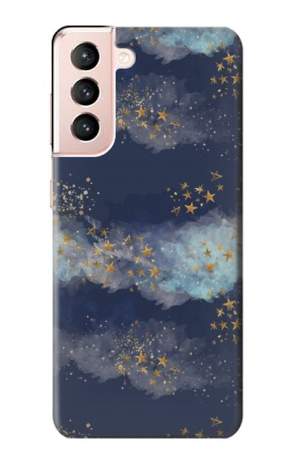 S3364 Gold Star Sky Case For Samsung Galaxy S21 5G