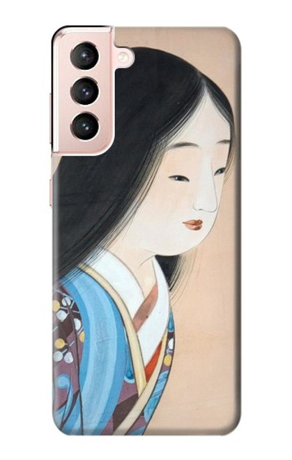 S3483 Japan Beauty Kimono Case For Samsung Galaxy S21 5G