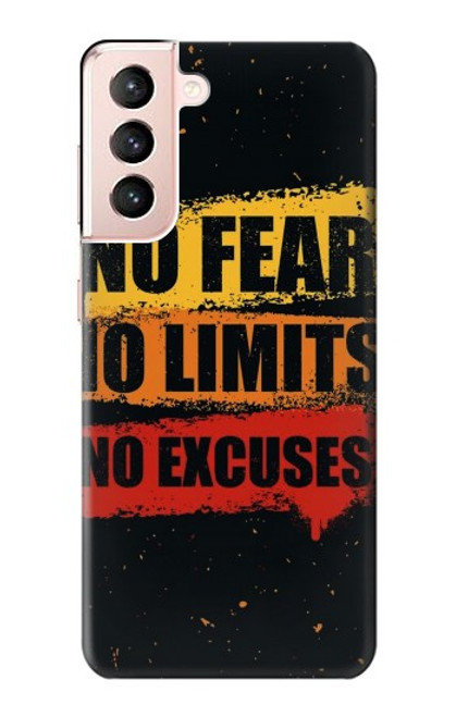 S3492 No Fear Limits Excuses Case For Samsung Galaxy S21 5G