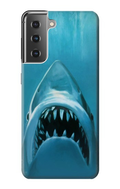 S0830 White Shark Case For Samsung Galaxy S21 Plus 5G, Galaxy S21+ 5G