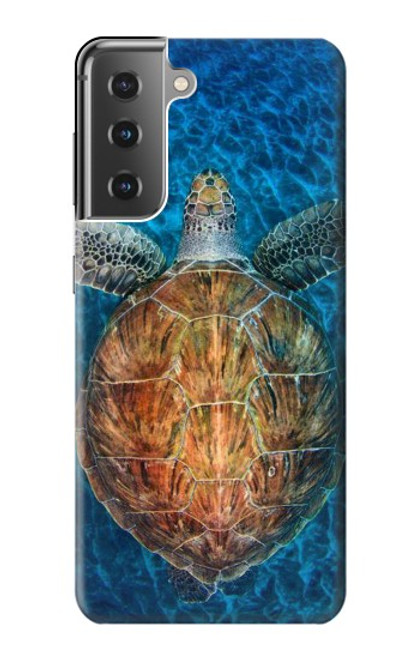 S1249 Blue Sea Turtle Case For Samsung Galaxy S21 Plus 5G, Galaxy S21+ 5G