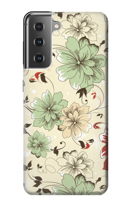 S2179 Flower Floral Vintage Art Pattern Case For Samsung Galaxy S21 Plus 5G, Galaxy S21+ 5G