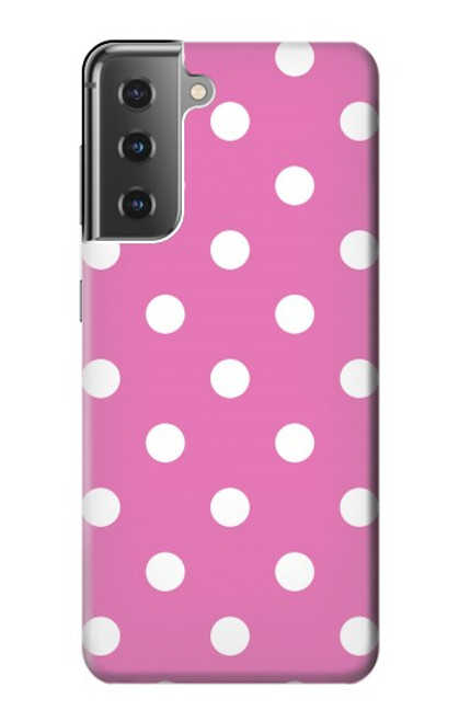 S2358 Pink Polka Dots Case For Samsung Galaxy S21 Plus 5G, Galaxy S21+ 5G