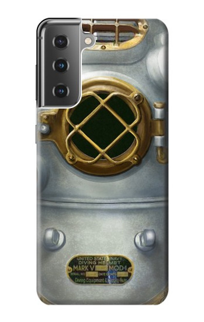 S2646 Vintage Deep Sea Diver Helmet Case For Samsung Galaxy S21 Plus 5G, Galaxy S21+ 5G