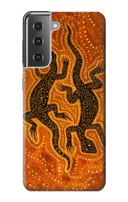 S2901 Lizard Aboriginal Art Case For Samsung Galaxy S21 Plus 5G, Galaxy S21+ 5G