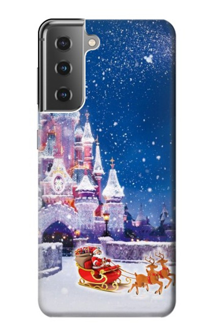 S3282 Santa Xmas Castle Case For Samsung Galaxy S21 Plus 5G, Galaxy S21+ 5G