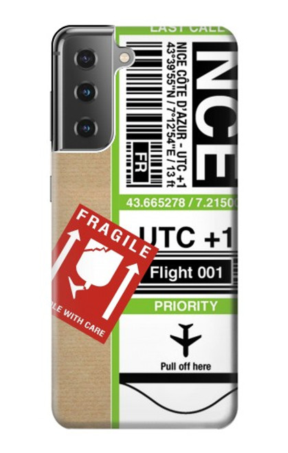 S3543 Luggage Tag Art Case For Samsung Galaxy S21 Plus 5G, Galaxy S21+ 5G